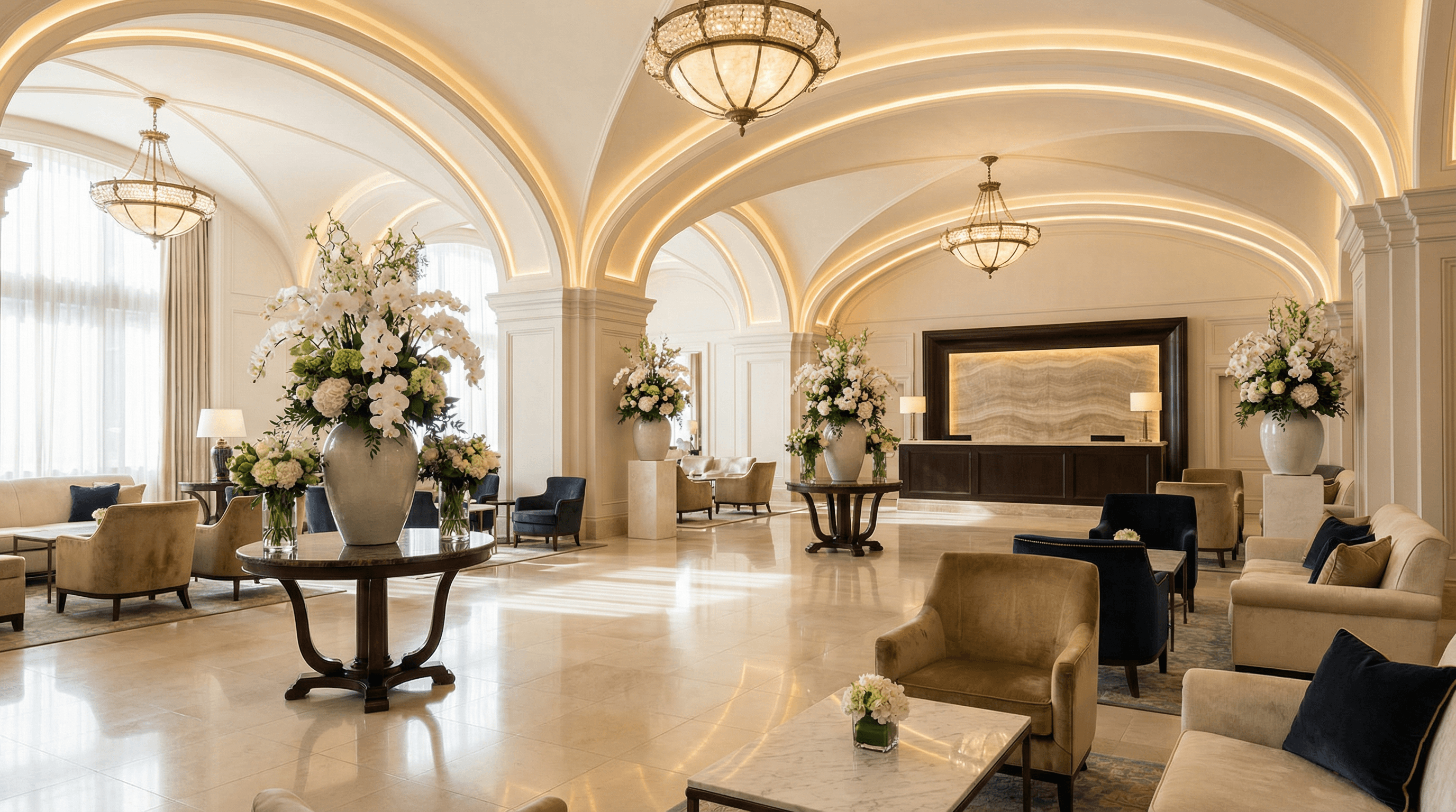 各施設のロビーや外観のイメージ